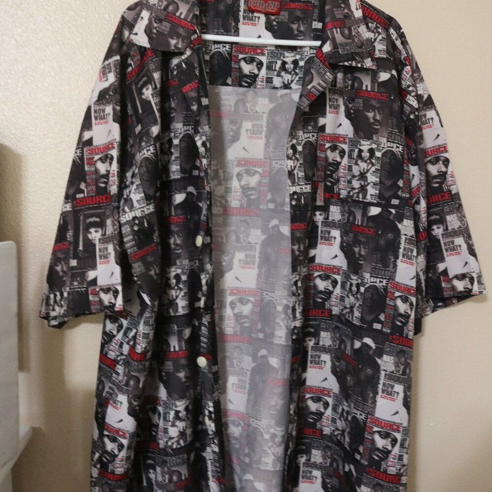 VINTAGE Enyce Encore The Source Button Down Shirt XXL